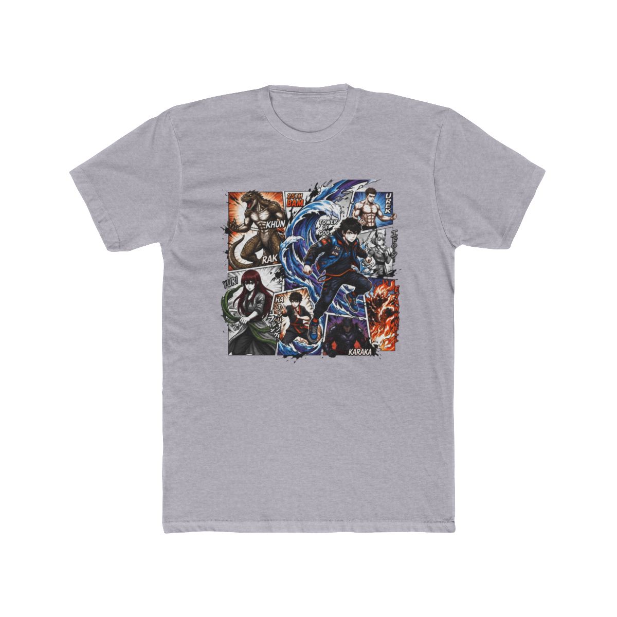 Tower Of God Character Collage T Shirt - alternate angle 3, merchandise
