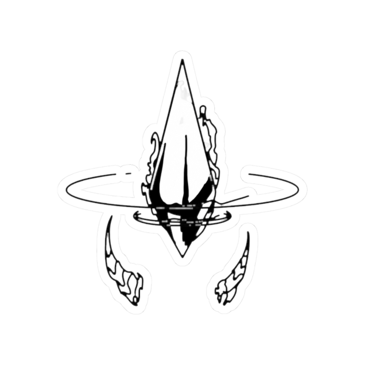 TOG BAAM (black) Sticker | Tower of God - alternate angle 2, merchandise