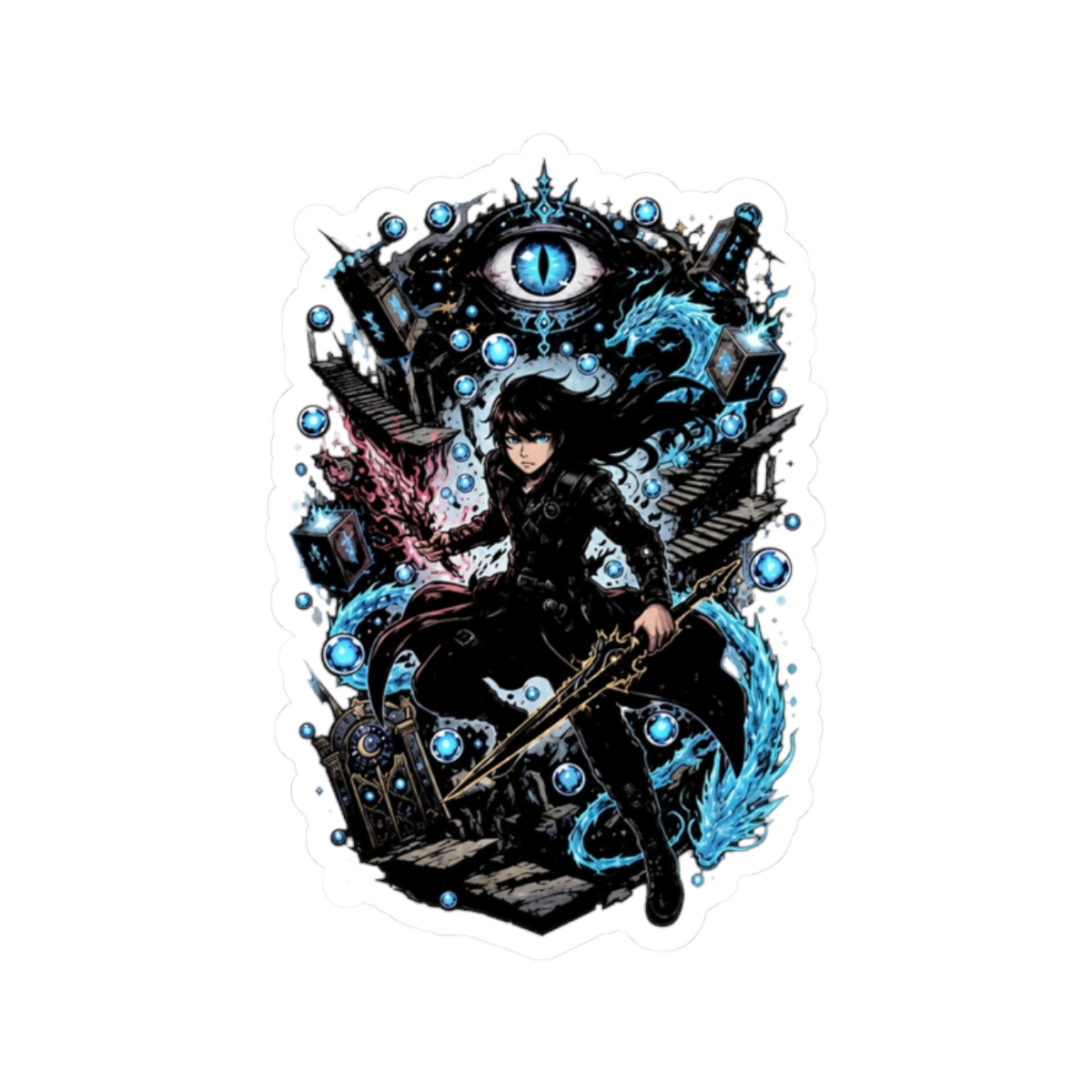 Bam From Tower Of God Sticker - alternate angle 3, merchandise